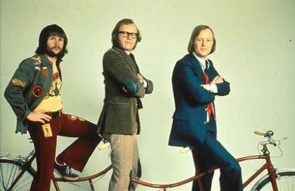The Goodies + their bike (from smh.com.au)
