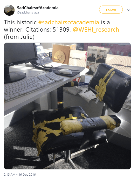 Submitted by Julie | https://twitter.com/sadchairs_aca/status/809703366745952256